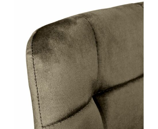 Стул Easy тёмно-коричневый с ножками под дерево, изображение 6 | Интернет магазин мебели и декора LifeDekor