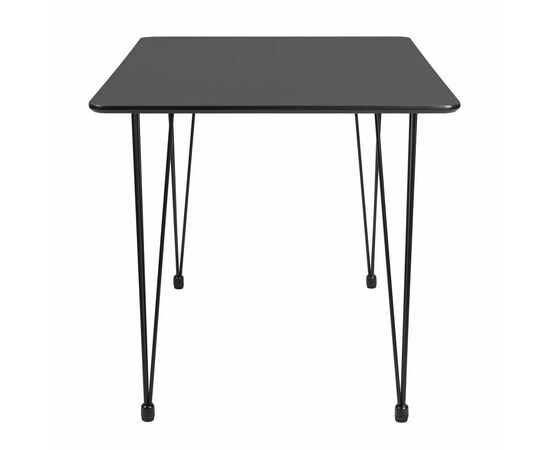 Стол Solution 120x80х75,5см, чёрный, изображение 2 | Интернет магазин мебели и декора LifeDekor