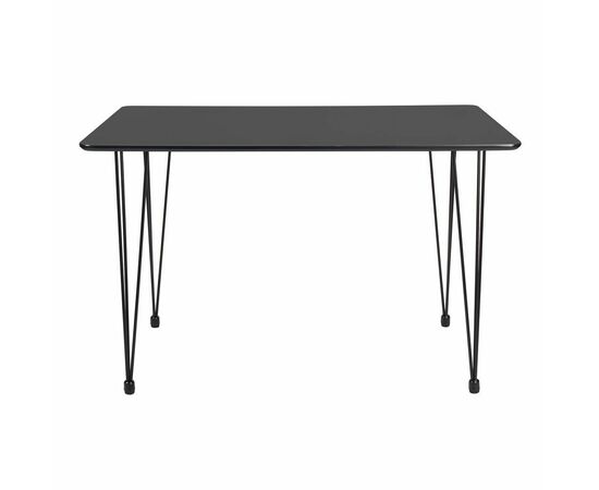 Стол Solution 120x80х75,5см, чёрный, изображение 8 | Интернет магазин мебели и декора LifeDekor