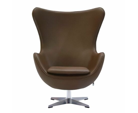 Кресло EGG STYLE CHAIR коричневый, изображение 2 | Интернет магазин мебели и декора LifeDekor