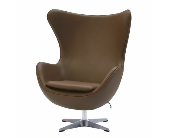 Кресло EGG STYLE CHAIR коричневый, изображение 3 | Интернет магазин мебели и декора LifeDekor