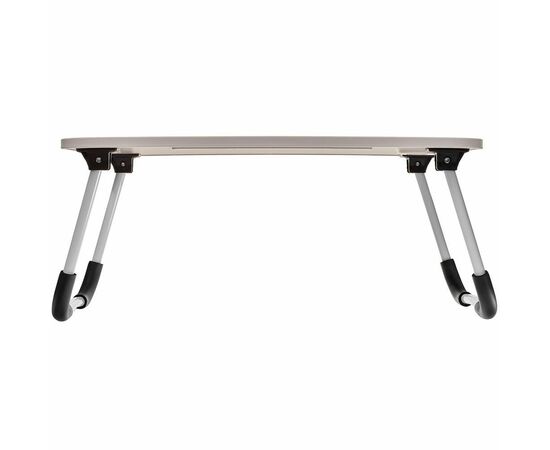 Стол складной с подстаканником «ЛАЙТ», 59,5x39,5x26,4см, мдф, металл, св. дерево, белый, изображение 2 | Интернет магазин мебели и декора LifeDekor