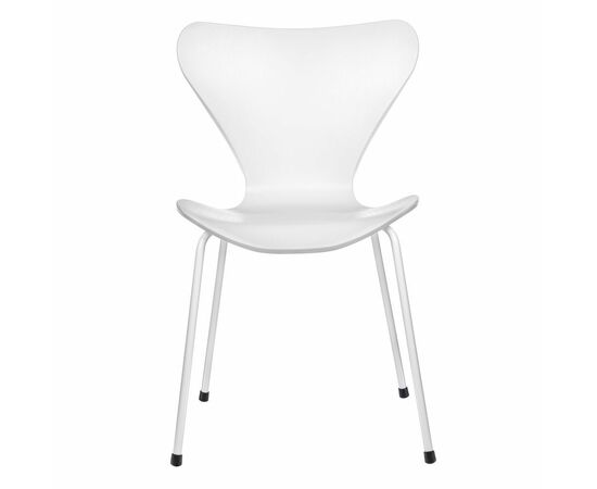 Стул Seven Style белый с белыми ножками, изображение 2 | Интернет магазин мебели и декора LifeDekor