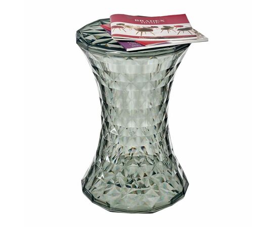 Стул-пуф Stone прозрачный синий, изображение 6 | Интернет магазин мебели и декора LifeDekor