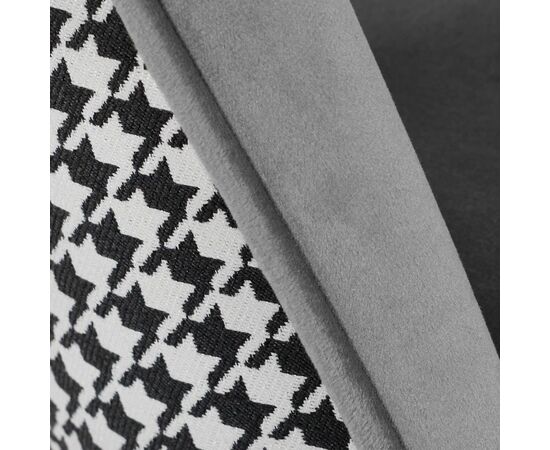 Стул Paola тёмно-серый с жаккардом, изображение 5 | Интернет магазин мебели и декора LifeDekor
