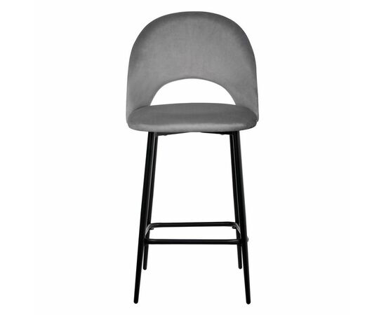 Стул полубарный Leo темно-серый, изображение 2 | Интернет магазин мебели и декора LifeDekor