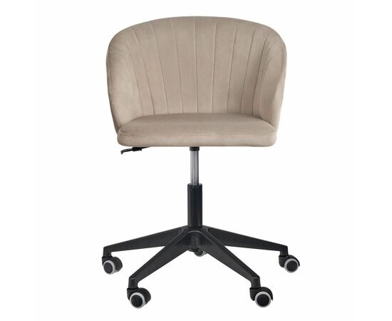 Стул Paola вращающийся на колесиках латте, изображение 2 | Интернет магазин мебели и декора LifeDekor