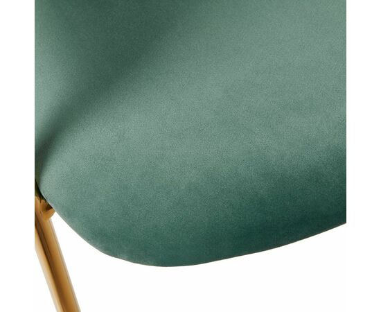 Стул полубарный Turin мятный с золотыми ножками, изображение 6 | Интернет магазин мебели и декора LifeDekor