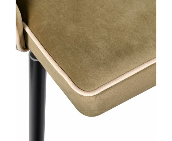 Стул Dave оливковый с жаккардом, изображение 8 | Интернет магазин мебели и декора LifeDekor
