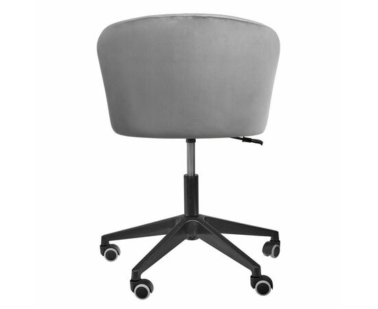 Стул Paola вращающийся на колесиках темно-серый, изображение 4 | Интернет магазин мебели и декора LifeDekor