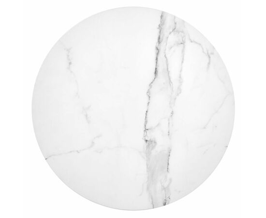 Набор кофейных столиков Tango белый мрамор с белыми ножками, 2шт, изображение 7 | Интернет магазин мебели и декора LifeDekor