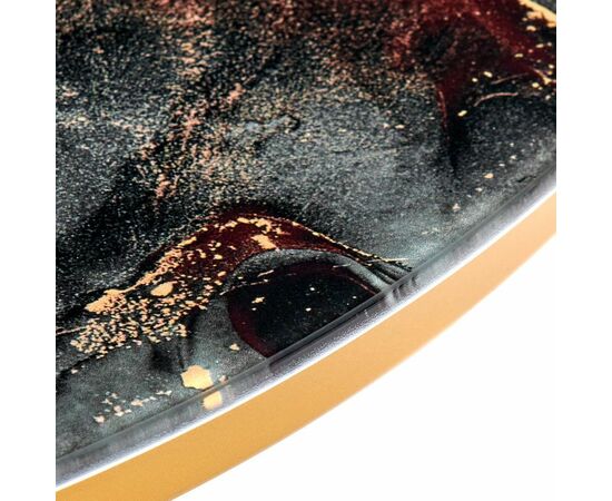 Набор кофейных столиков Tango космический с ножками матовое золото, 2шт, изображение 7 | Интернет магазин мебели и декора LifeDekor