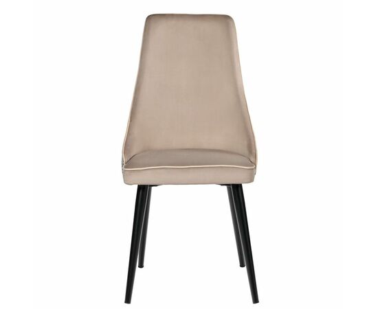 Стул Dave латте с жаккардом, изображение 2 | Интернет магазин мебели и декора LifeDekor