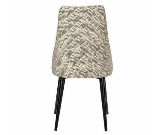 Стул Dave оливковый с жаккардом, изображение 4 | Интернет магазин мебели и декора LifeDekor