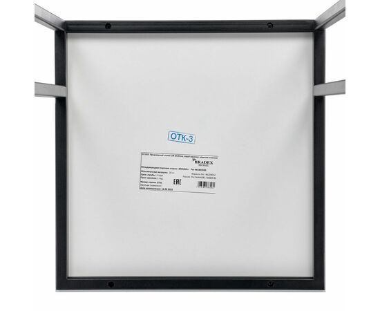 Придиванный столик Loft 35x35см, серый мрамор, чёрные ножки, изображение 9 | Интернет магазин мебели и декора LifeDekor