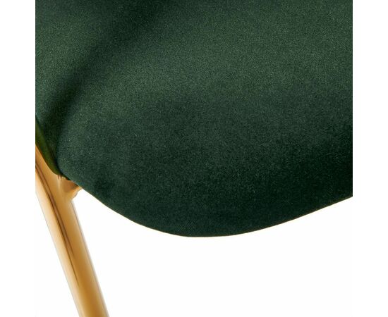 Стул полубарный Turin зеленый с золотыми ножками, изображение 6 | Интернет магазин мебели и декора LifeDekor