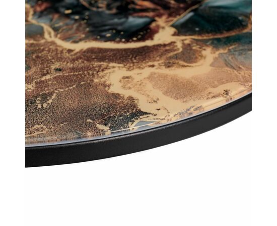 Набор кофейных столиков Tango космический с чёрными ножками, 2шт, изображение 7 | Интернет магазин мебели и декора LifeDekor