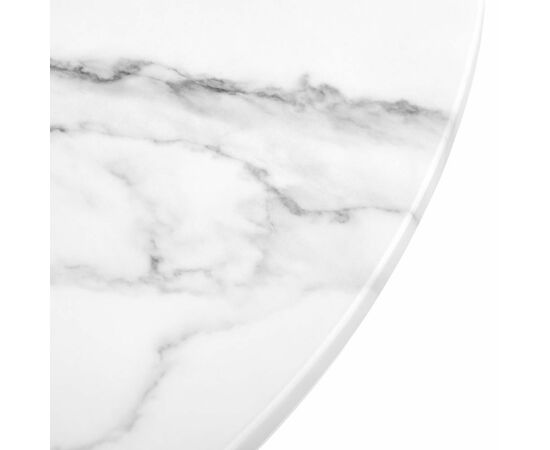 Набор кофейных столиков Tango белый мрамор с белыми ножками, 2шт, изображение 6 | Интернет магазин мебели и декора LifeDekor