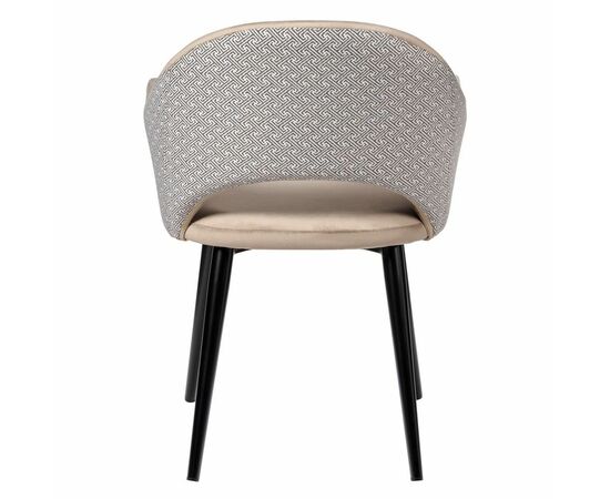 Стул Bruno латте с жаккардом, изображение 4 | Интернет магазин мебели и декора LifeDekor