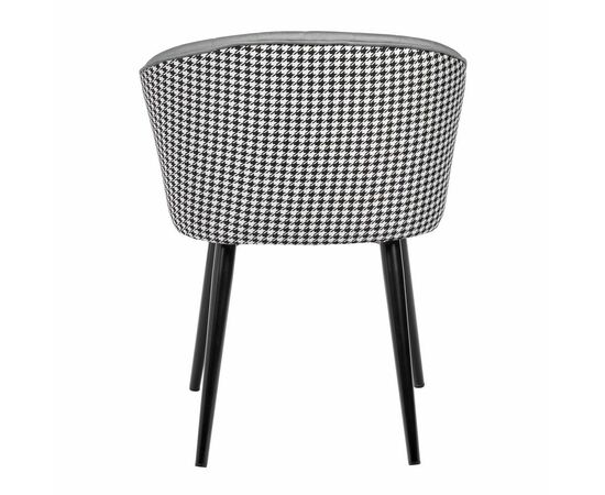 Стул Paola тёмно-серый с жаккардом, изображение 4 | Интернет магазин мебели и декора LifeDekor