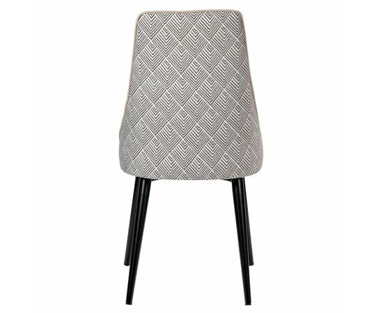 Стул Dave латте с жаккардом, изображение 4 | Интернет магазин мебели и декора LifeDekor