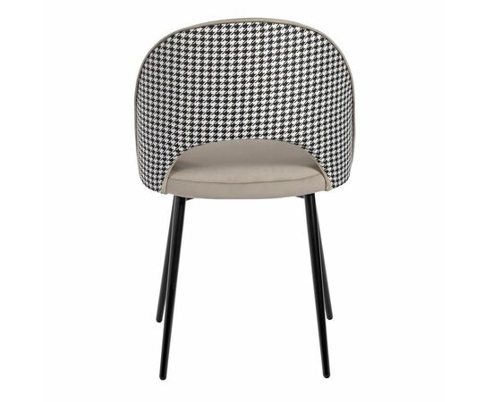 Стул Leo латте с жаккардом, изображение 4 | Интернет магазин мебели и декора LifeDekor