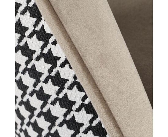 Стул Leo латте с жаккардом, изображение 5 | Интернет магазин мебели и декора LifeDekor