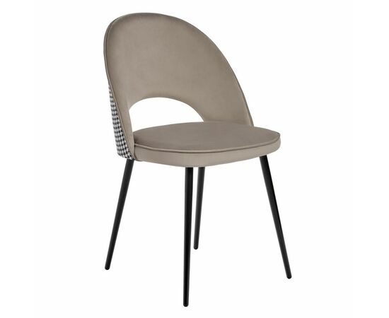 Стул Leo латте с жаккардом | Интернет магазин мебели и декора LifeDekor