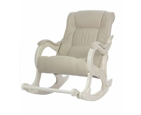 Кресло-качалка Сенатор 77 (Дуб Шампань / Verona Vanilla) | Интернет магазин мебели и декора LifeDekor