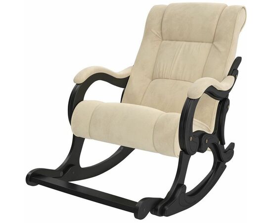 Кресло-качалка Сенатор 77 (Венге / Verona Vanilla) | Интернет магазин мебели и декора LifeDekor