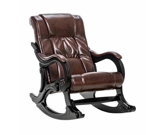Кресло-качалка Сенатор 77 (Венге / Антик крокодил), изображение 2 | Интернет магазин мебели и декора LifeDekor