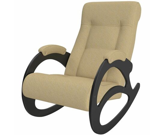 Кресло-качалка Орион 4 (ткань Мальта-03 / Венге / БЛ) | Интернет магазин мебели и декора LifeDekor