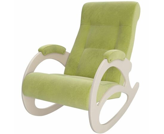 Кресло-качалка Орион 4 (Дуб шампань / Без лозы / ткань Verona Apple Green) | Интернет магазин мебели и декора LifeDekor