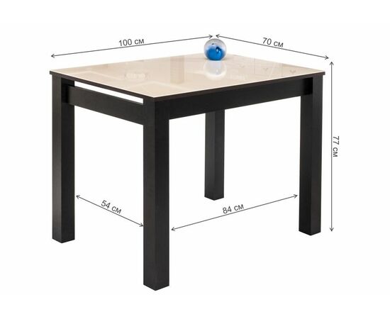 Стол Раймунд венге / бежевый, изображение 8 | Интернет магазин мебели и декора LifeDekor