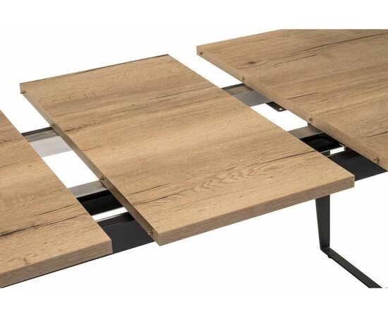 Стол Кхал галифакс графит / натуральный, изображение 6 | Интернет магазин мебели и декора LifeDekor