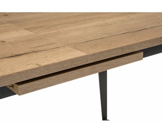 Стол Кхал галифакс графит / натуральный, изображение 8 | Интернет магазин мебели и декора LifeDekor