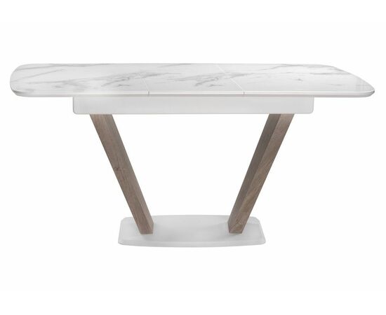 Стол Петир дуб с пилением / белая шагрень, изображение 4 | Интернет магазин мебели и декора LifeDekor