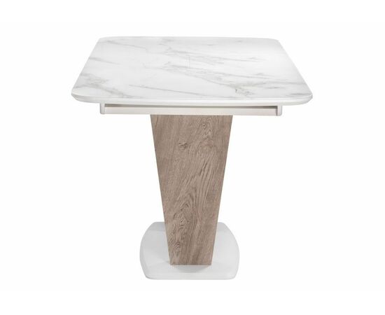 Стол Петир дуб с пилением / белая шагрень, изображение 6 | Интернет магазин мебели и декора LifeDekor