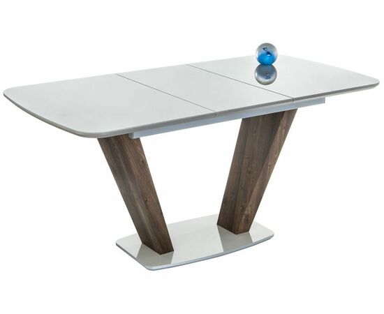 Стол Стол на тумбе Петир орех кантри / серый, изображение 2 | Интернет магазин мебели и декора LifeDekor