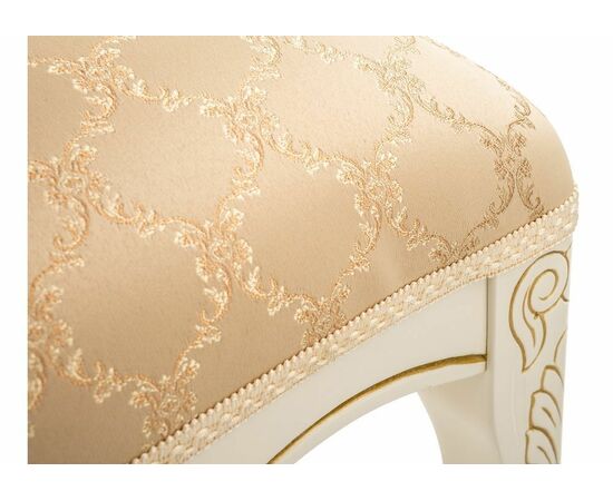 Стул деревянный Лауро патина золото / бежевый тесьма 11, изображение 5 | Интернет магазин мебели и декора LifeDekor
