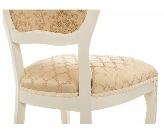 Стул деревянный Лауро патина золото / бежевый тесьма 11, изображение 6 | Интернет магазин мебели и декора LifeDekor