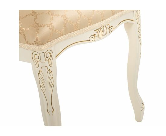 Стул деревянный Лауро патина золото / бежевый тесьма 11, изображение 7 | Интернет магазин мебели и декора LifeDekor