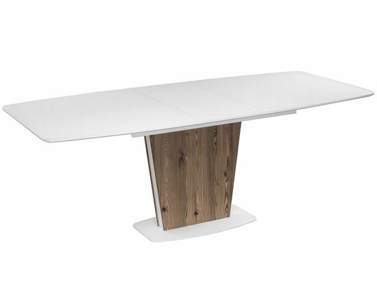 Стол Оливер белый / лиственница горная, изображение 3 | Интернет магазин мебели и декора LifeDekor