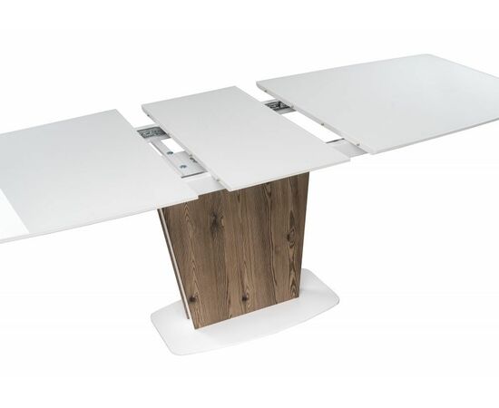 Стол Оливер белый / лиственница горная, изображение 7 | Интернет магазин мебели и декора LifeDekor