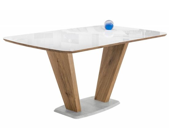 Стол Петир 160 дуб монтана / белый | Интернет магазин мебели и декора LifeDekor