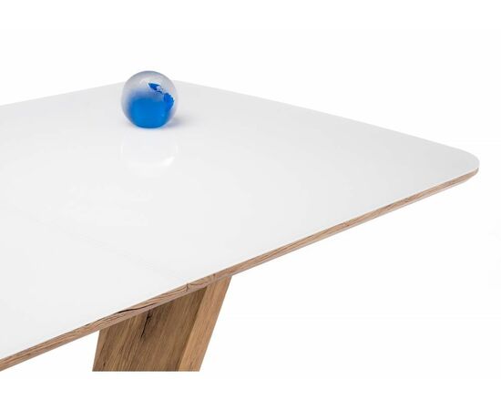 Стол Петир 160 дуб монтана / белый, изображение 2 | Интернет магазин мебели и декора LifeDekor