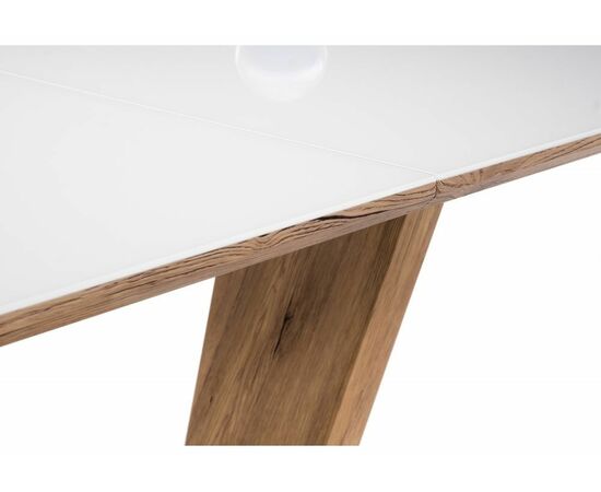 Стол Петир 160 дуб монтана / белый, изображение 4 | Интернет магазин мебели и декора LifeDekor