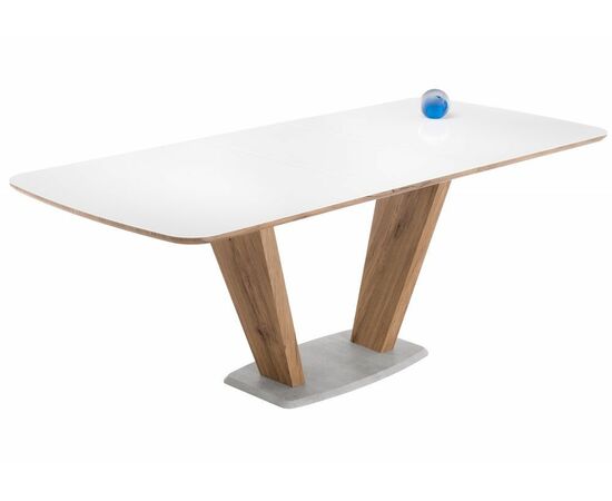 Стол Петир 160 дуб монтана / белый, изображение 7 | Интернет магазин мебели и декора LifeDekor