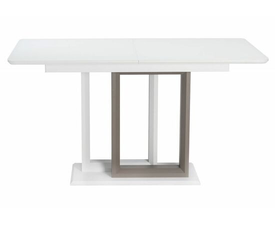 Стол Санса 140 грей / белая шагрень / грей, изображение 3 | Интернет магазин мебели и декора LifeDekor