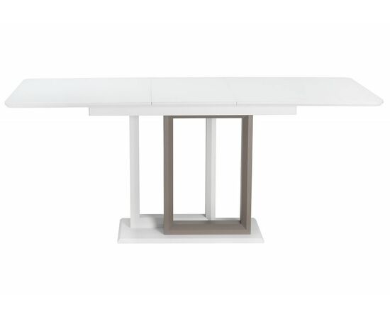 Стол Санса 140 грей / белая шагрень / грей, изображение 4 | Интернет магазин мебели и декора LifeDekor